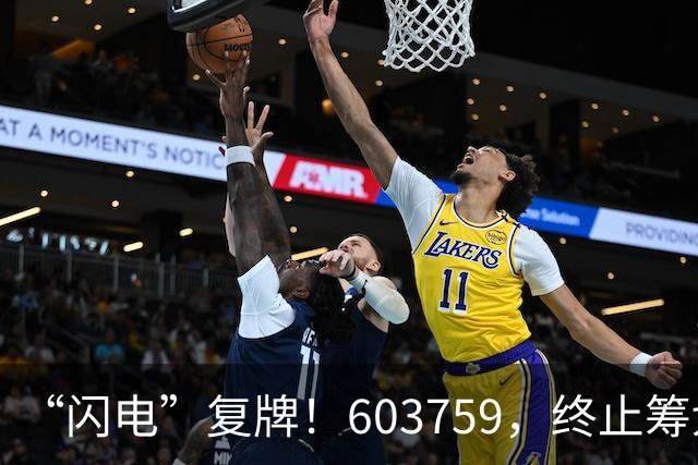“闪电”复牌！603759，终止筹划重大事项